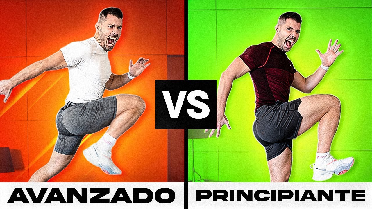 EJERCICIOS SIN SALTOS para PRINCIPIANTES 🔥 VS 🔥 RUTINA CARDIO INTENSO para AVANZADOS (en casa)