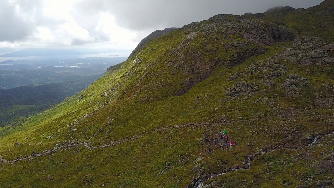 Drone @ Mount Kattnakken, Stord, Norway