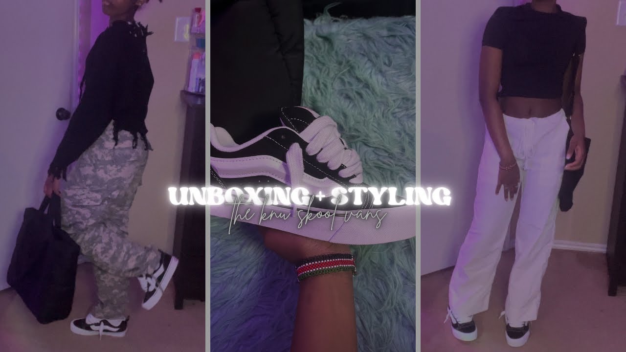 ☆ unboxing + styling the knu skool vans ☆ | Emani Mokeira