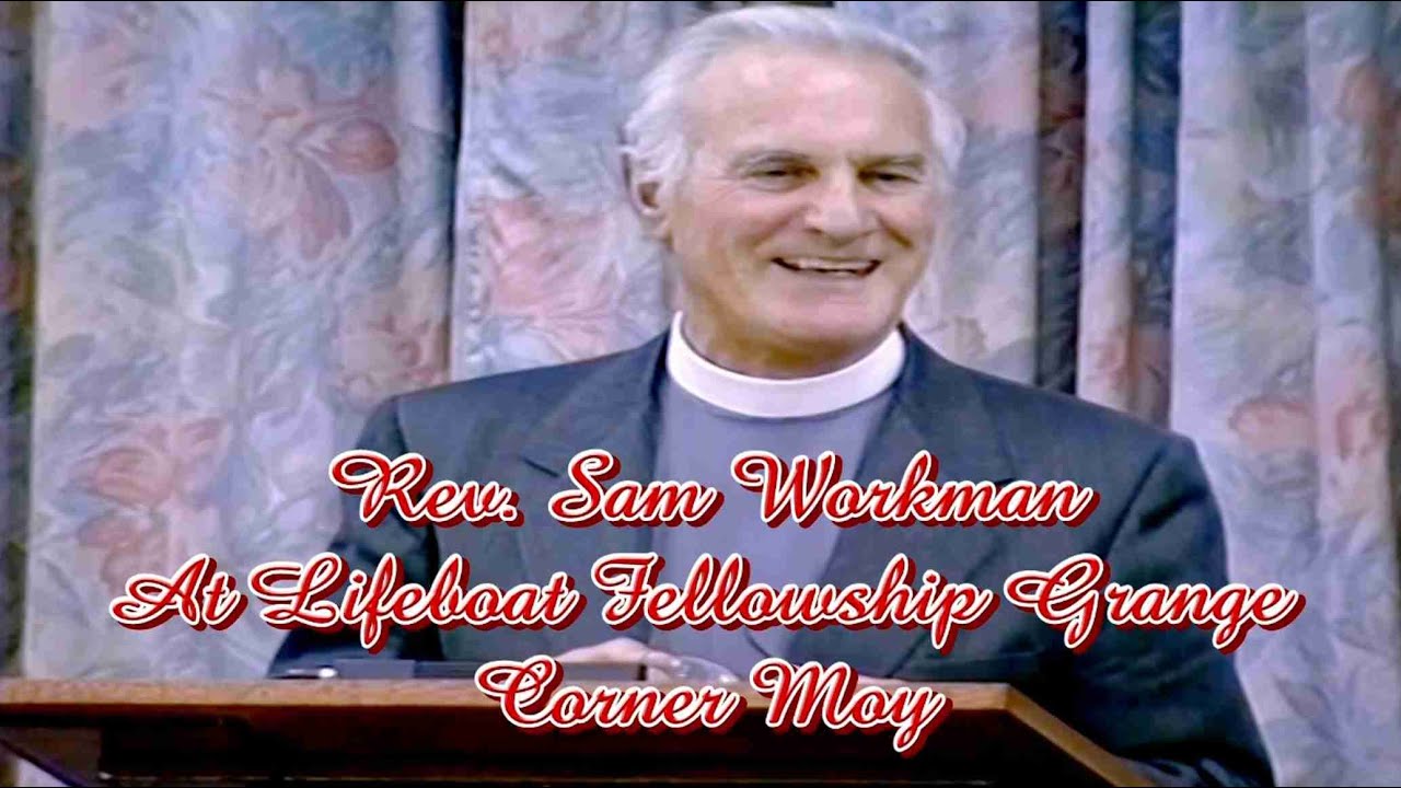 The Late Rev Sam Workman at The Lifeboat Mission Annual Gospel campaign 08/01/1995