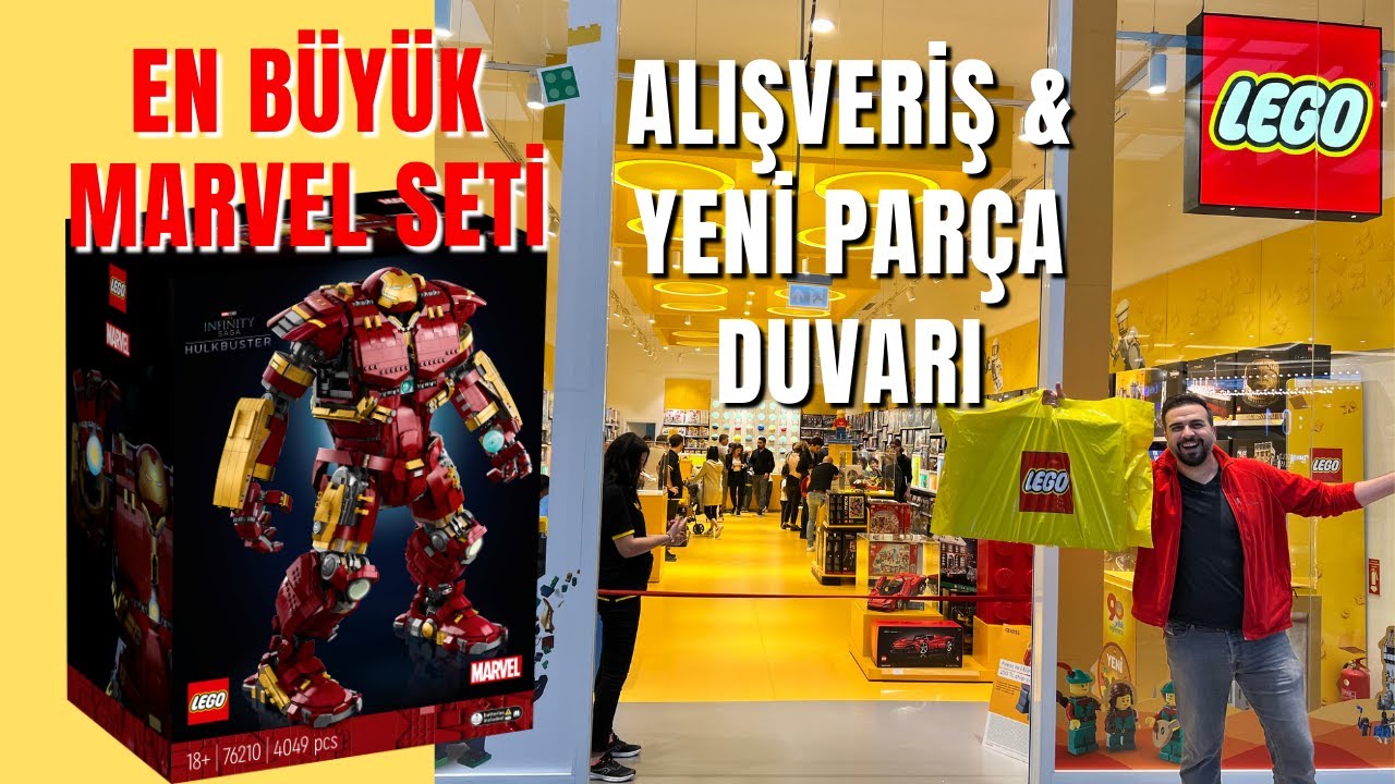 İZMİR LEGO STORE ALIŞVERİŞİ & EN BÜYÜK MARVEL SETİ ÇIKTI!!!