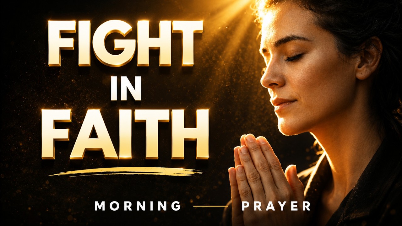 Stop Fighting People. Start Fighting in Faith | Morning Prayer.