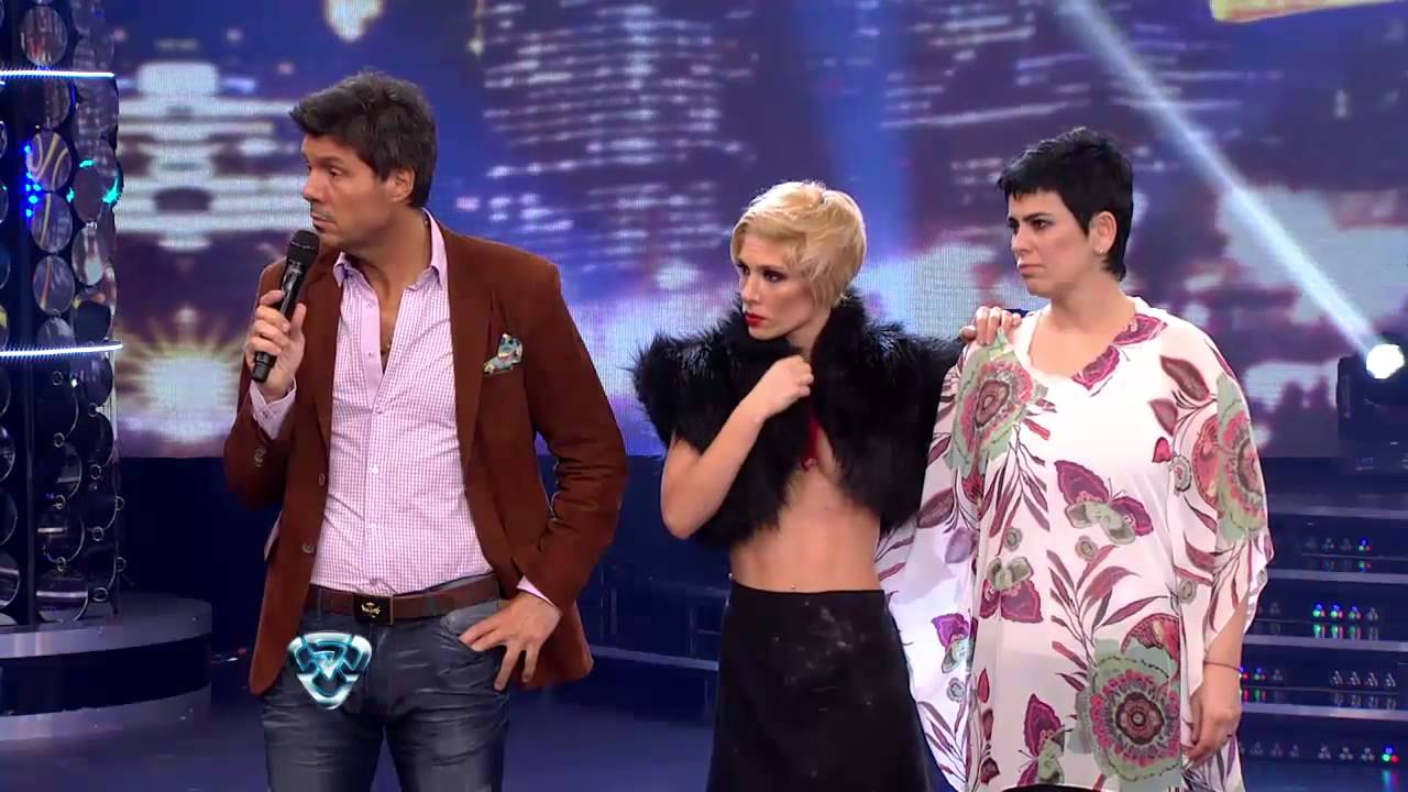Showmatch 2012 - Brutal accidente de Beto César durante el strip dance