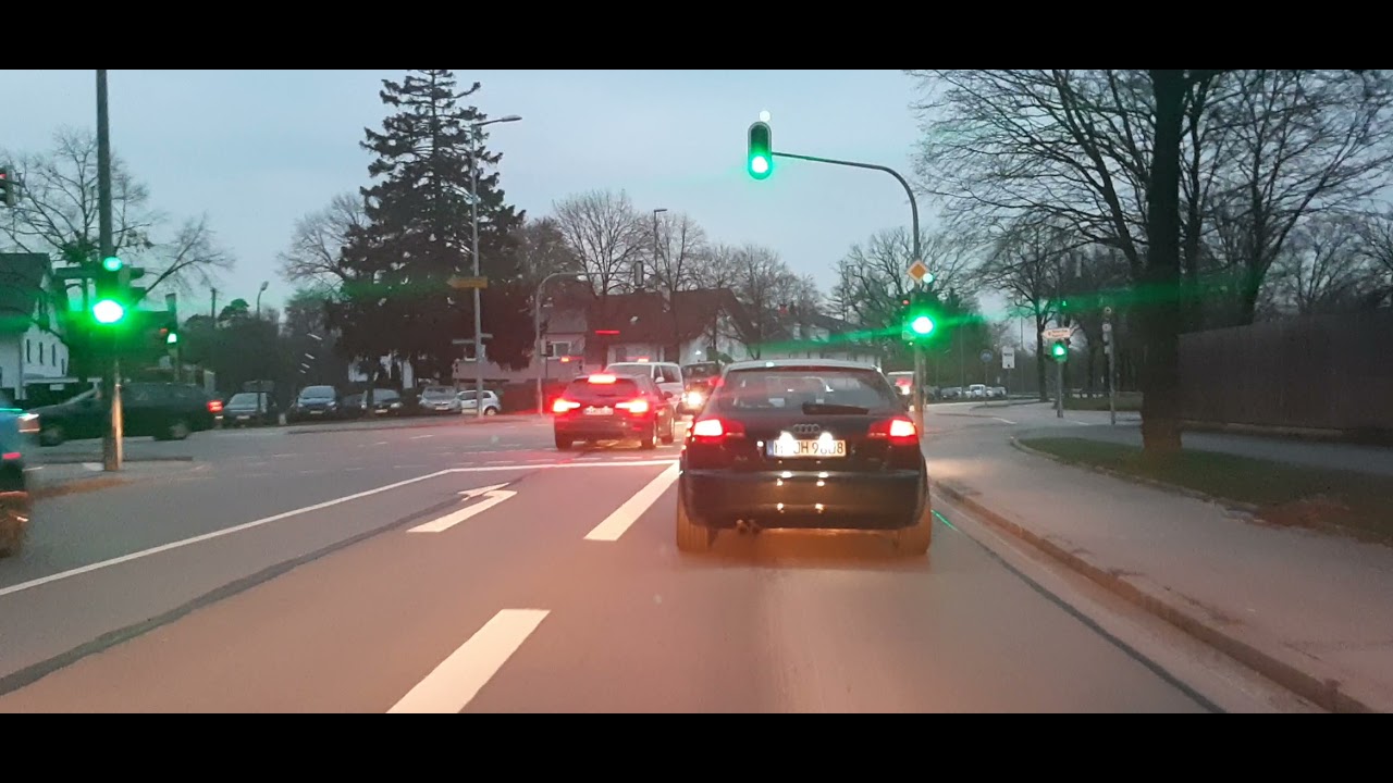 Munich bus driver, Einrückfahrt von Putzbrunn bis zum Betriebshof