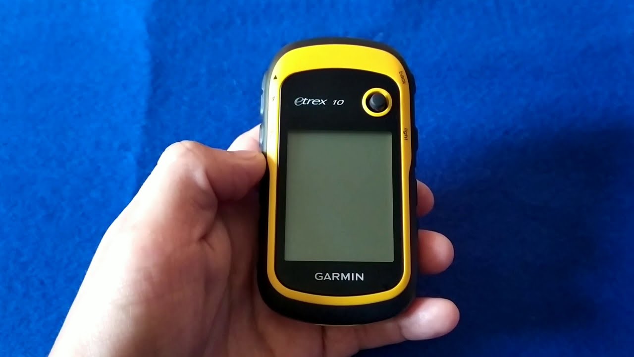 GPS Garmin Etrex 10 - Tutorial 1