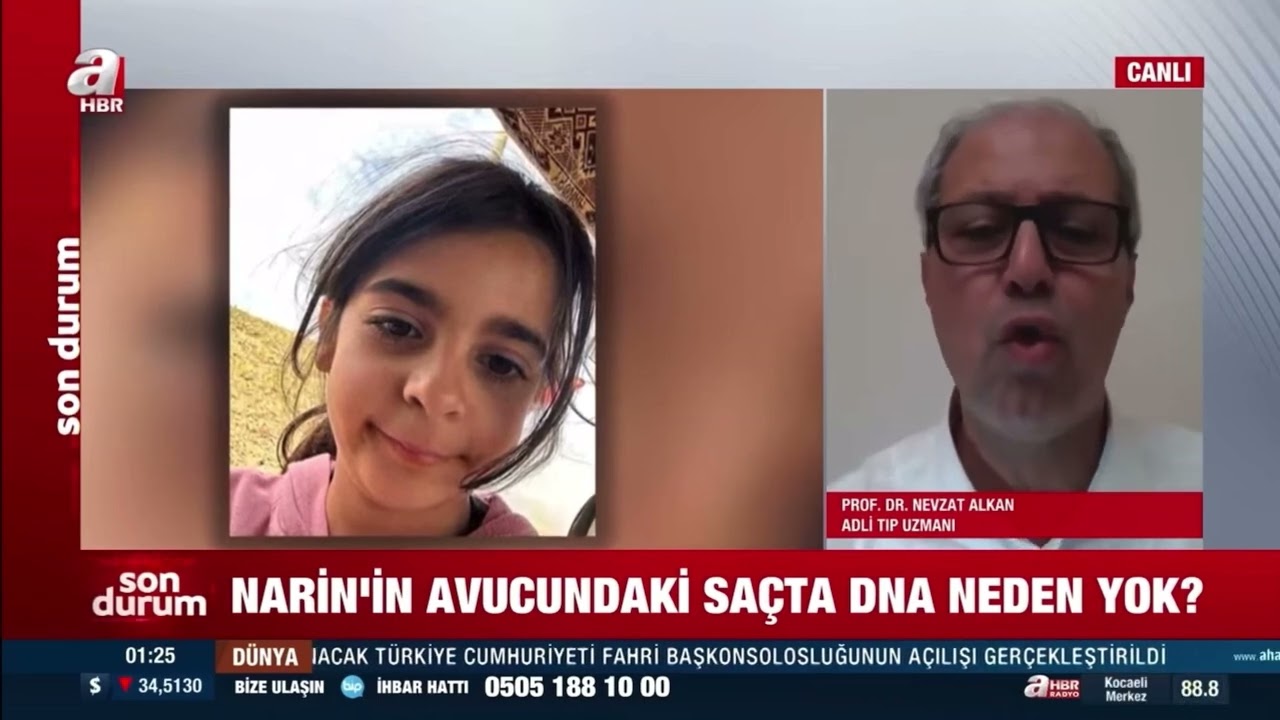 Prof.Dr.Nevzat Alkan’ın 25.11.2024’te Narin Güran kaybı hakkındaki değerlendirmesi