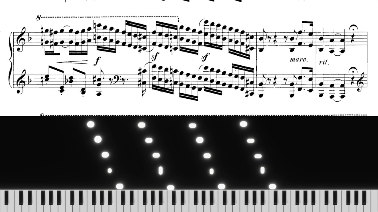 [Sheet+Audio+Pianoroll] コロブチカによる主題と変奏 - A. チェスノコフ