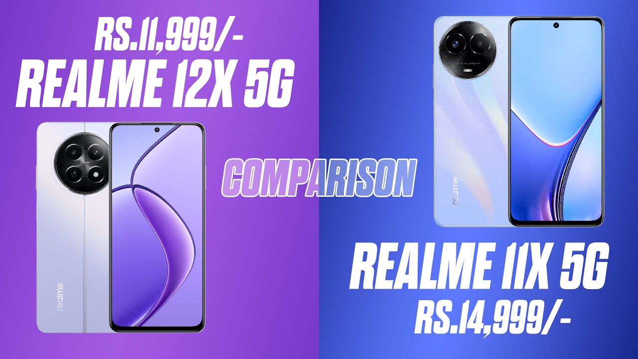 Realme 12x 5G Vs 11x 5g Comparison | Dimensity 6100+ | Which is Best 5g Phone Under 15K ? 🔥🔥