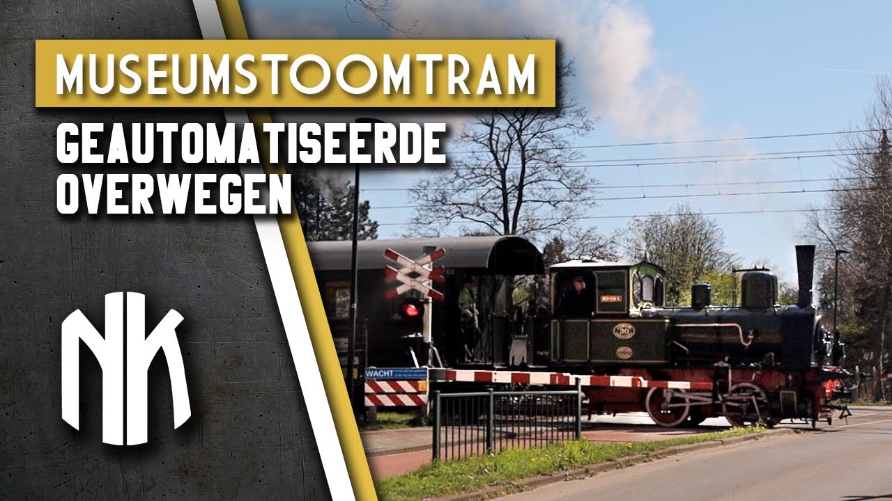 Museumstoomtram Hoorn-Medemblik | Geautomatiseerde overwegen |  6 April 2025 [HD]