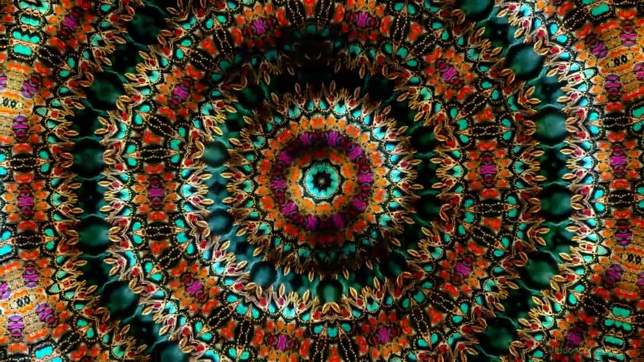 Kaleidoscope Meditation Mind Movie for Money Flow & Success, Kaleidoscope Visual Meditation
