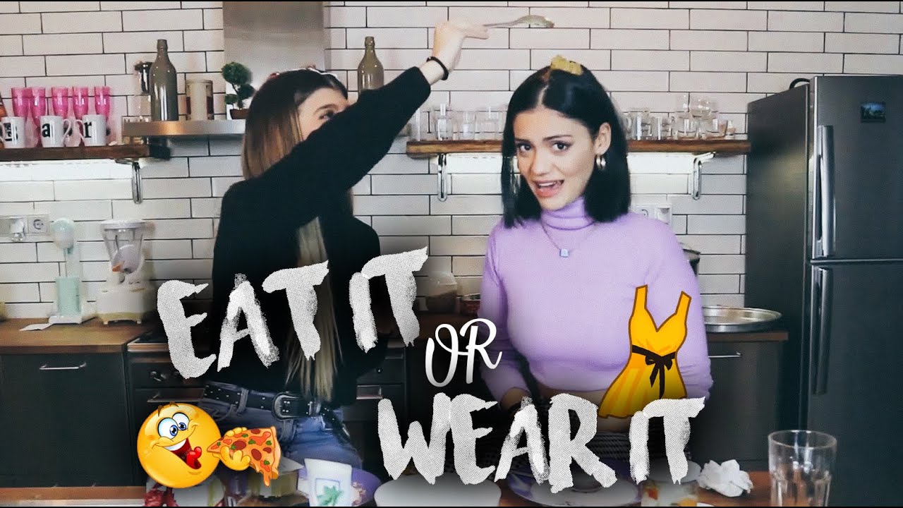 EAT IT OR WEAR IT CHALLENGE | feat katerinaop22 | Anna Amanatidou