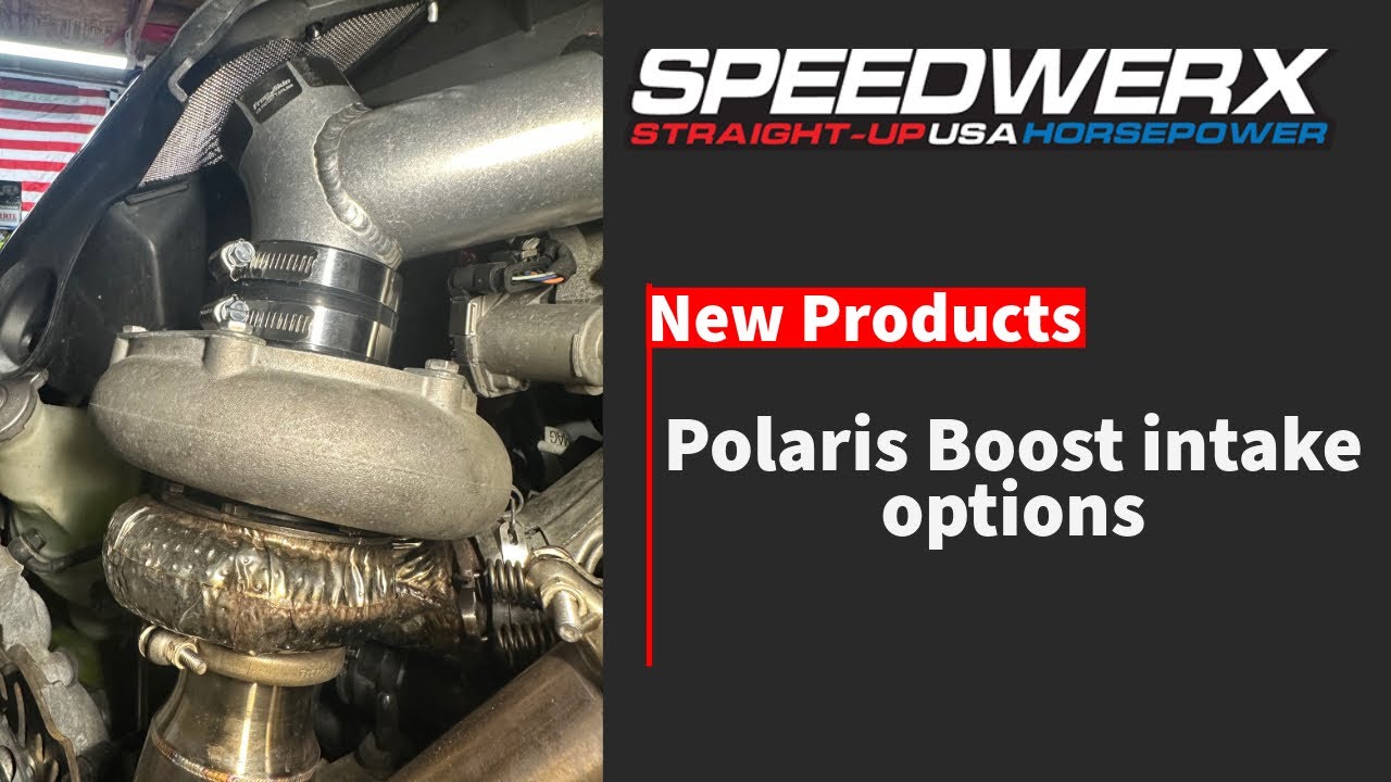 Install and overview of the new Speedwerx intake options for the Polaris Boost. VR1 BOOST install