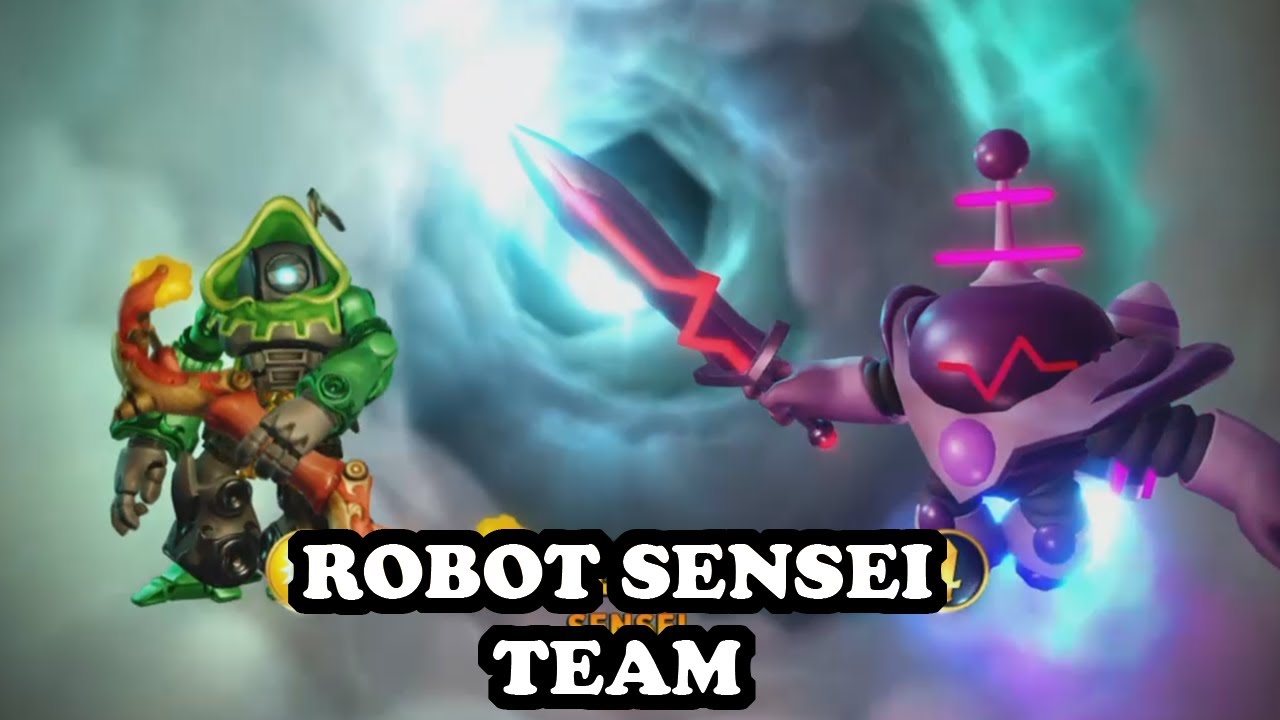 Skylanders Imaginators - RO-BOW & Blaster Tron GAMEPLAY - ROBOT SENSEI TEAM