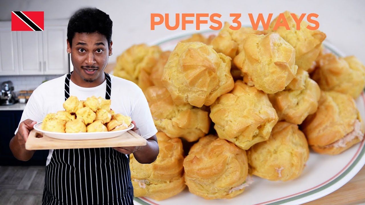 Classic Puffs Recipe (3 Ways) by Chef Shaun 🇹🇹 Foodie Nation