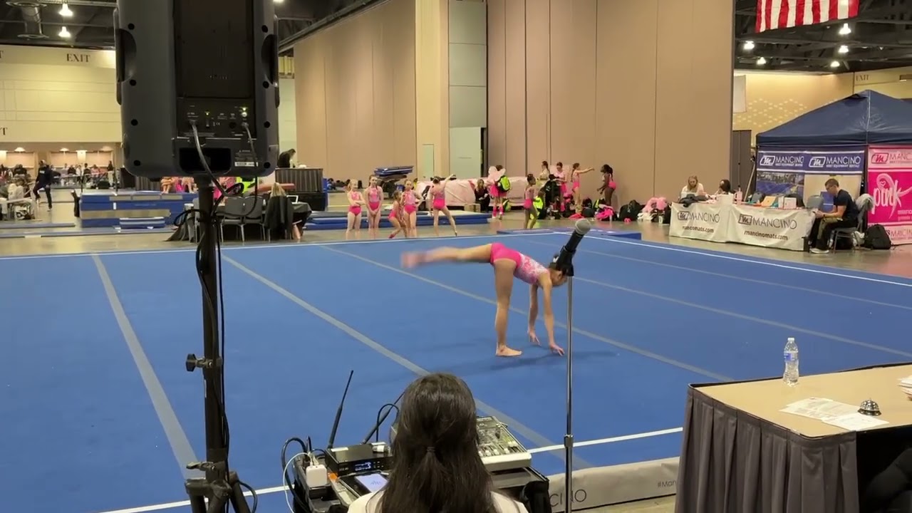Joga 6 🥇first place floor routine from Pink Invitational (Feb 2025)