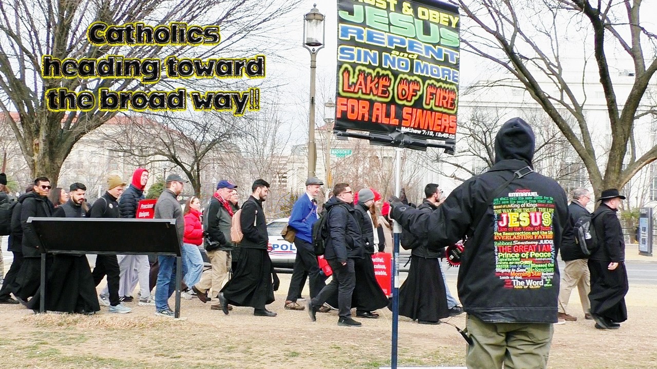 CATHOLICS HEADING TOWARD DESTRUCTION in D.C./Carl Conrad/Free Indeed