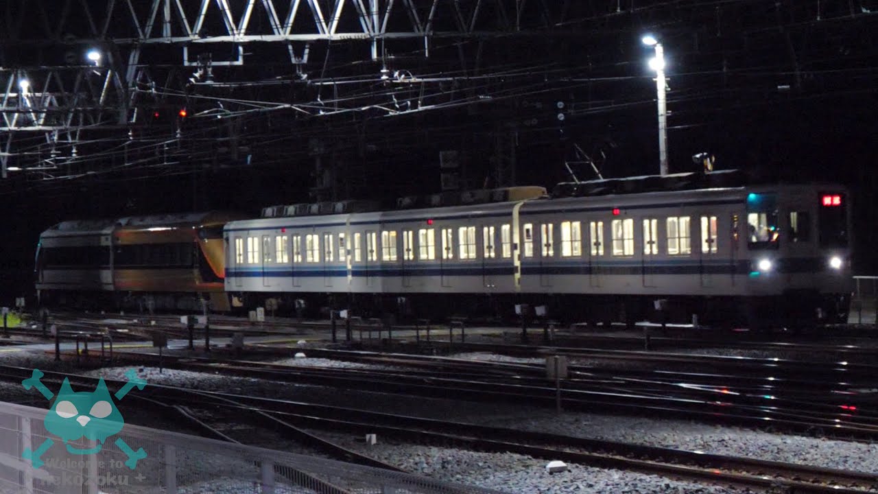【東武鉄道 100系 101F 回送】台湾鉄道譲渡 日光詣塗装になったモハ101-1 再び北館林へ 8000系800型801F牽引 東武100系スペーシア レア編成【乗り物 電車 図鑑】 2025.9