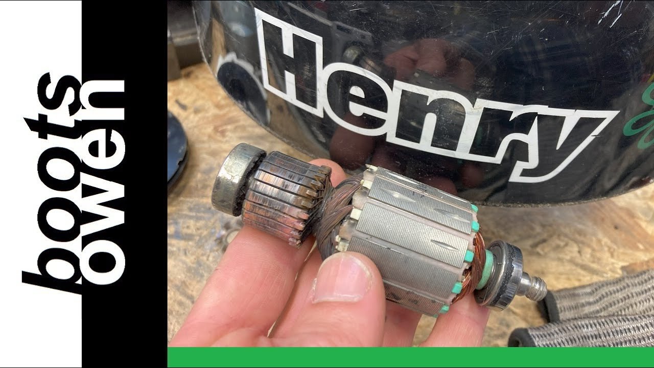 Henry  hoover autopsy: burnt armature why did it happen?