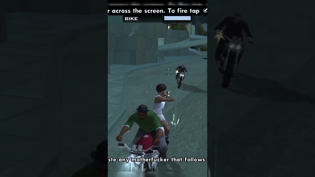 Cj and Smoke nice scene for fighting