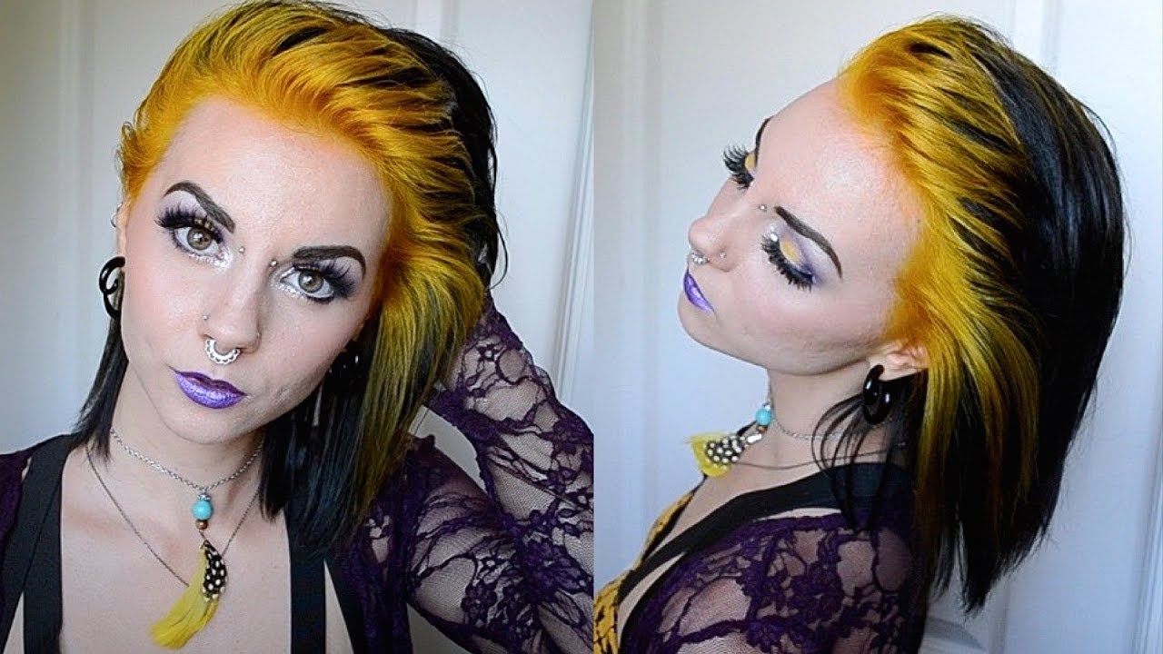 Yellow & Black VEGAN DYE Tutorial