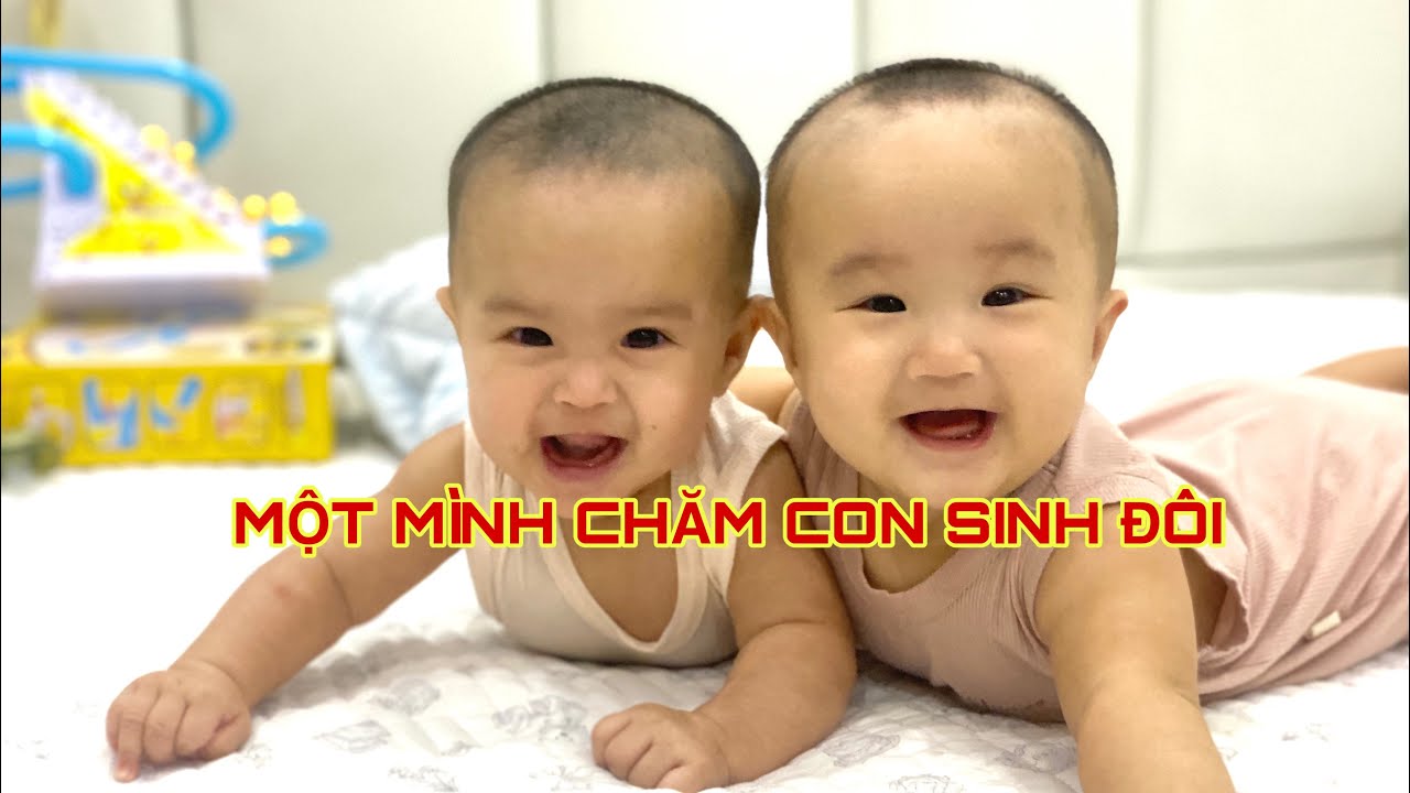 Bố bỉm một m&igrave;nh chăm con sinh đ&ocirc;i | Chia sẻ thật l&ograve;ng m&agrave; kh&ocirc;ng tin 