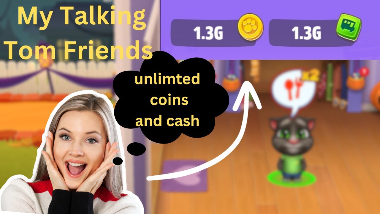 MY TALKING TOM FRIENDS-MOD (unlimited coins + cash)