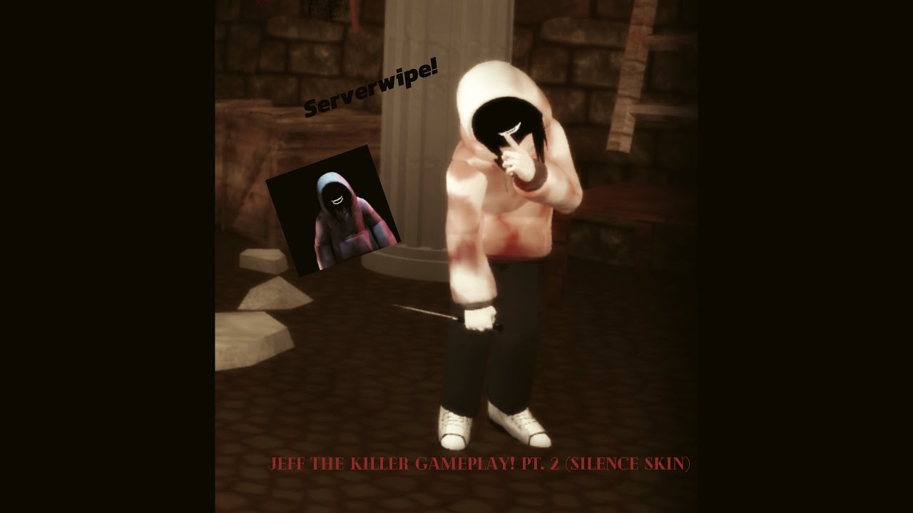 Jeff the killer gameplay! (Silence skin) Pt. 2! | Pillar Chase 2 |