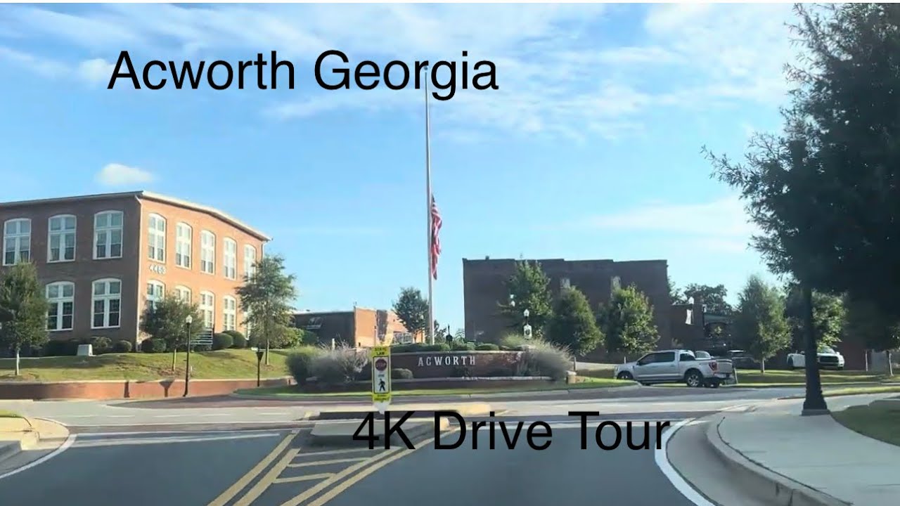 Acworth Georgia 4K Drive Tour 