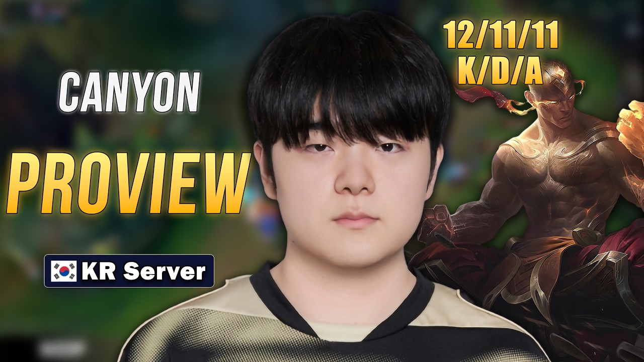 Canyon Jungle Proview | Lee Sin | Korean Challenger POV