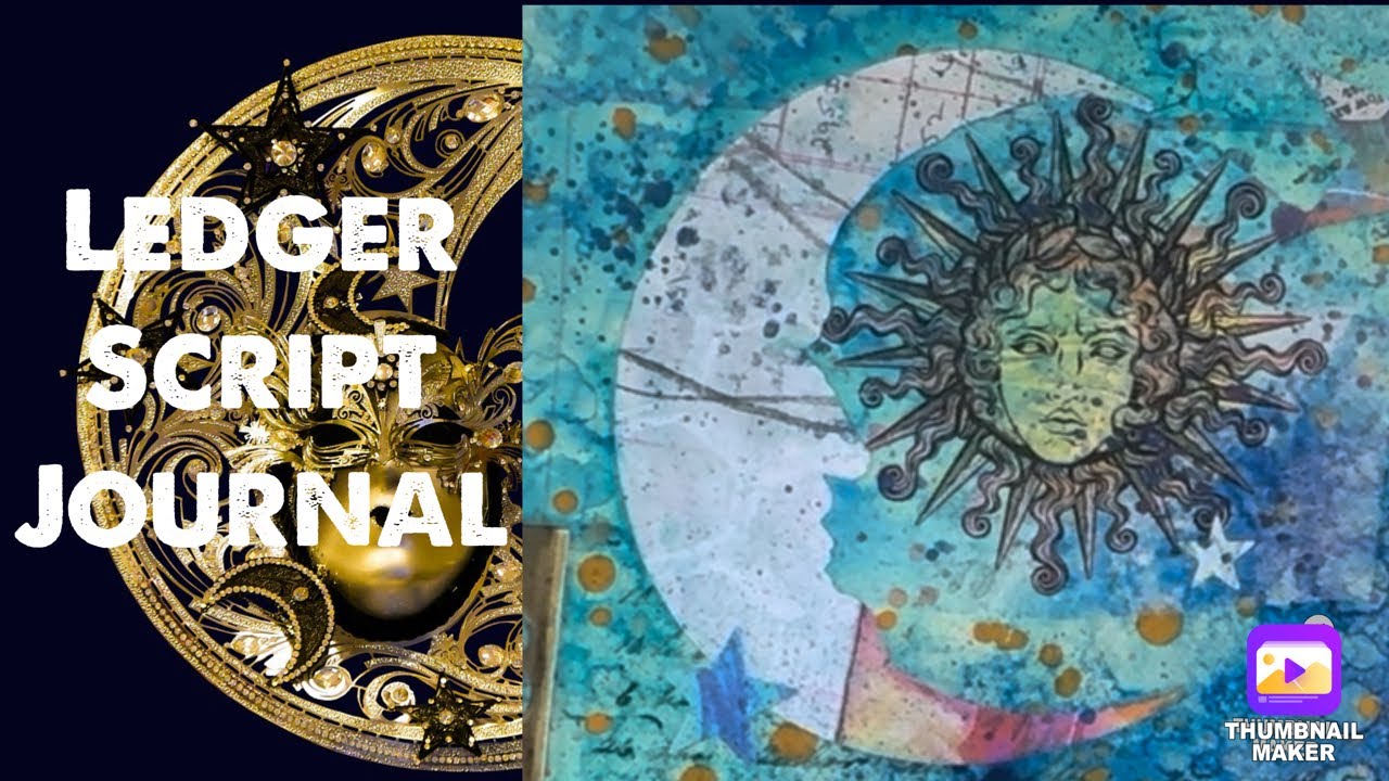 Crafty Crossover E3: Dina Wakley Ledger Script Journal & Tim Holtz Ranger Art Journaling & Swatching