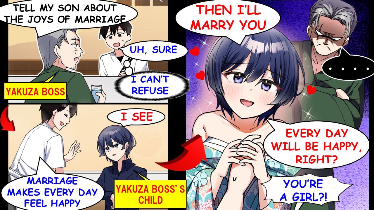 [Manga Dub] The Yakuza Boss’s “Son” Turned Out To Be His Daughter, And She Proposed To Me.[RomCom]