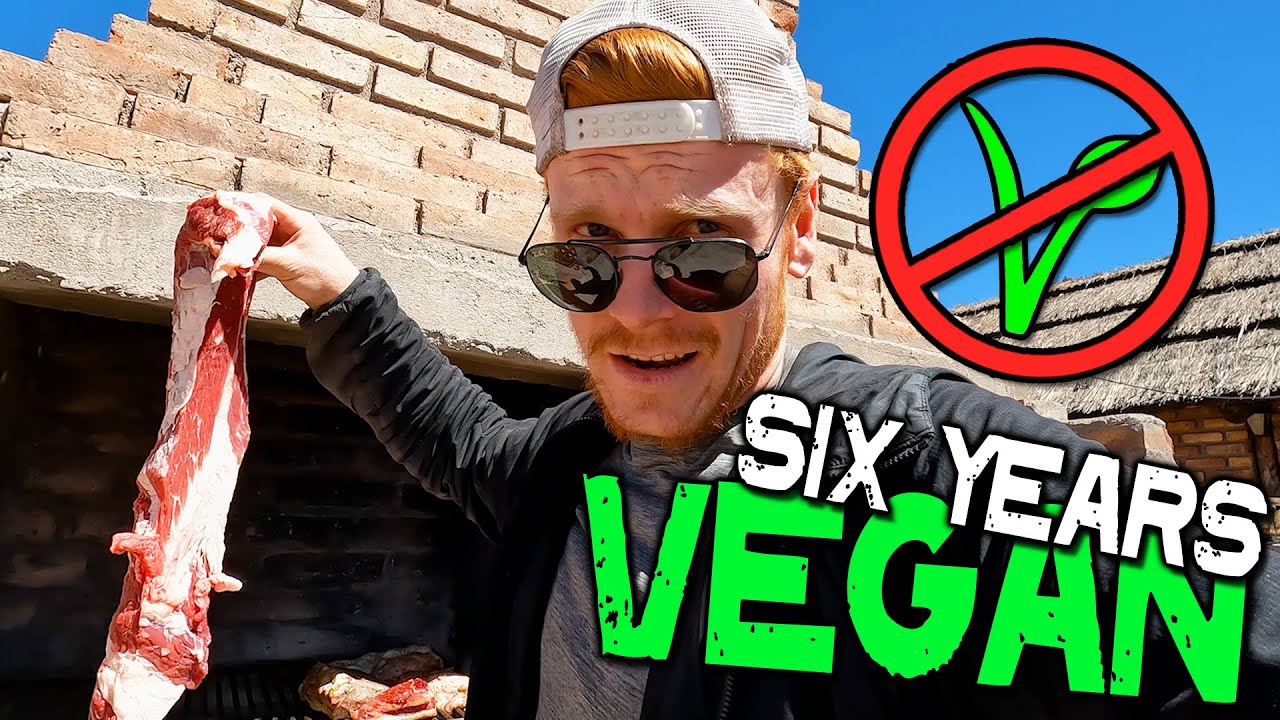 Vegan Tries Meat For the First Time! (BBQ Argentina 🇦🇷​)
