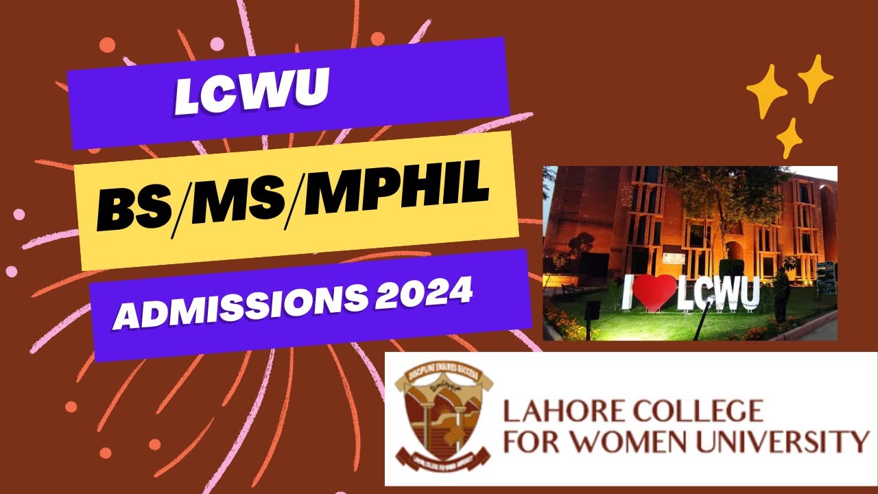 LCWU BS Admissions 2024 | How to Apply | Offered Programs | Eligibility | Fee Structure | Pharm-D ad