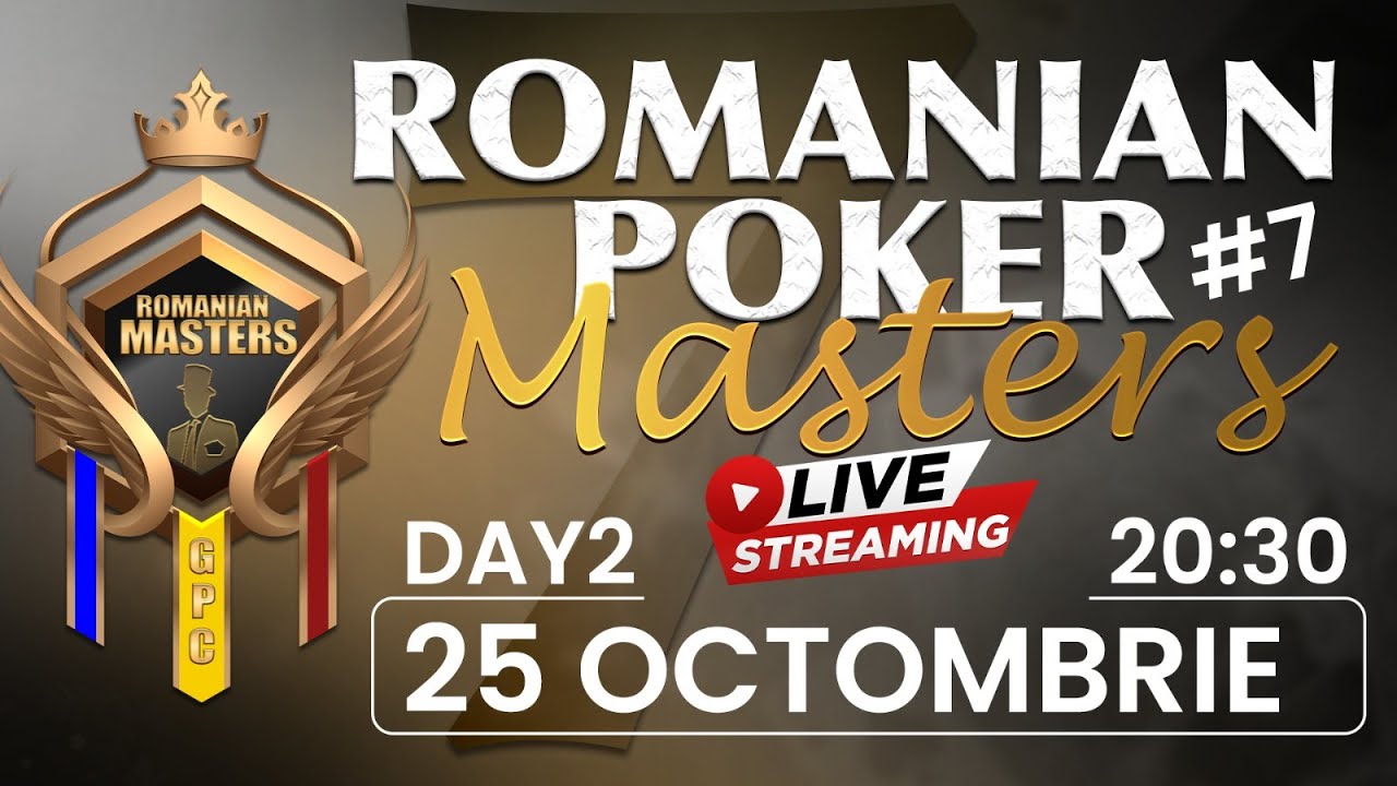 🛑 Romanian Poker Masters  (Day2 100.000 Euro GTD) 🛑