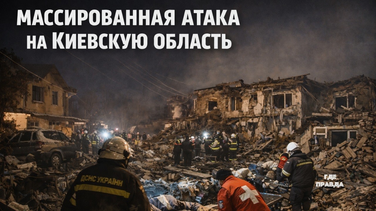 Массированная атака на Киевскую область