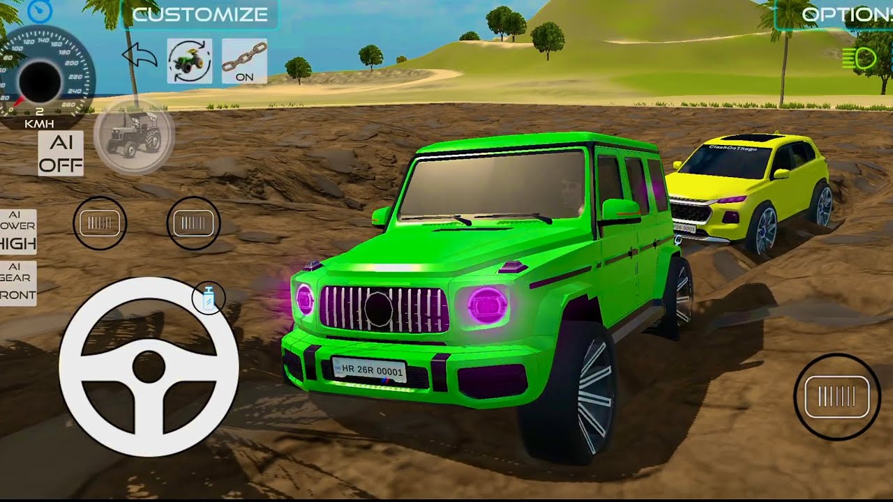 Driving Modified Mercedes G-wagon & Grand Vitara 😈| Gadi Wala Game| Mobile Game | #2026 
