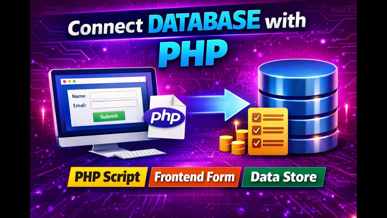 Store Form Data in Database using PHP Easy & Practical  | Complete Walkthrough Explained Clearly