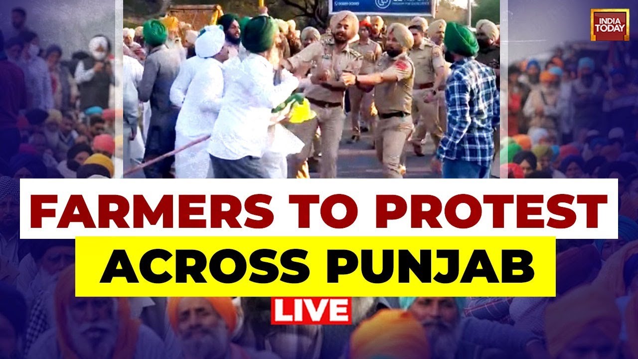Farmers Portest News LIVE: Punjab Police Evict Farmers | Punjab Police Arrest Farmer Leaders