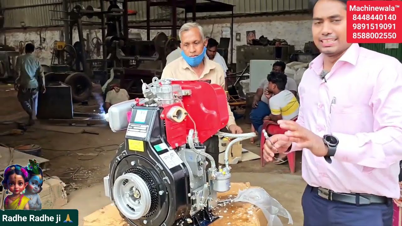 Greaves Air Cooled Self Start Diesel Engine/3hp/5hp/6.5hp/9.5hp/10hp/ For Generator, Pump Set, Rcc