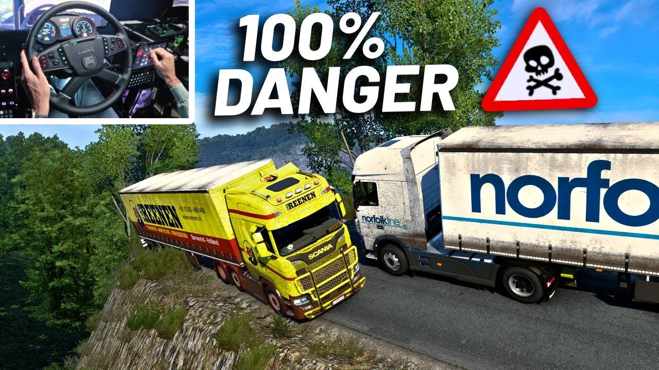 🚚 LA MAP LA PLUS DANGEREUSE SUR ETS2 !? (Euro Truck Simulator 2)