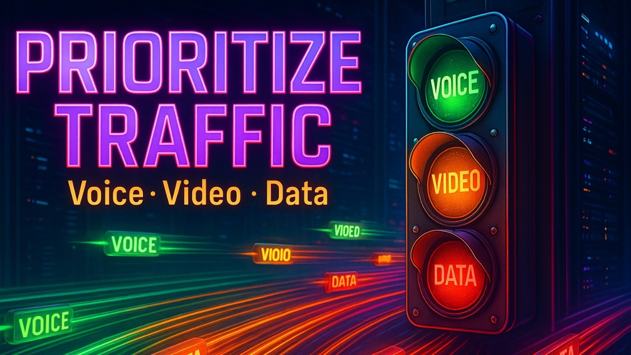 Master the Principles of QoS: Control Voice, Video, and Data Traffic!