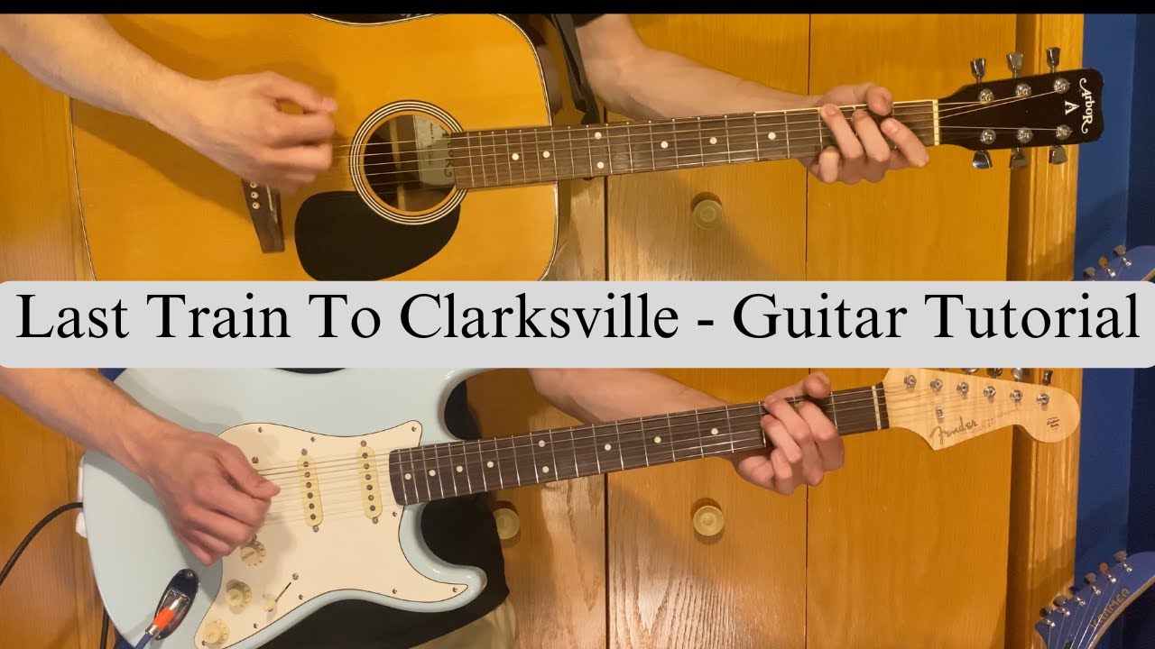 Last Train To Clarksville - Guitar Tutorial - Fender Stratocaster - Arbor A-19
