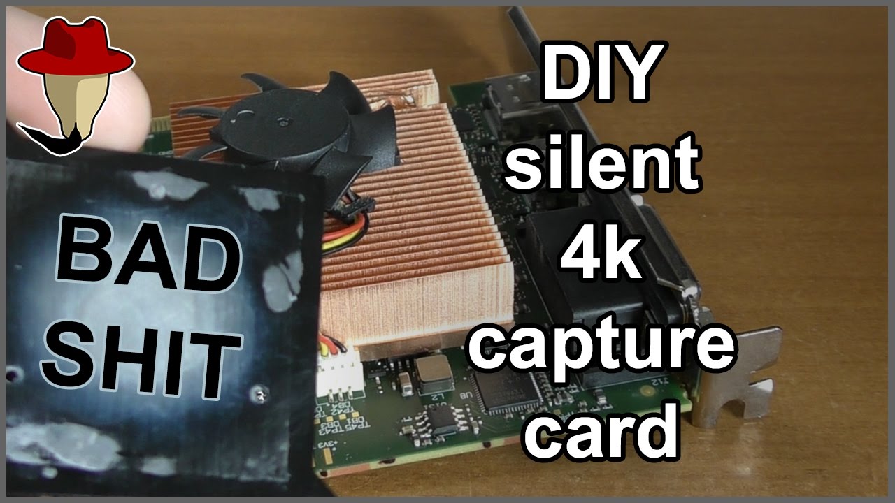 How to make Intensity Pro 4K silent