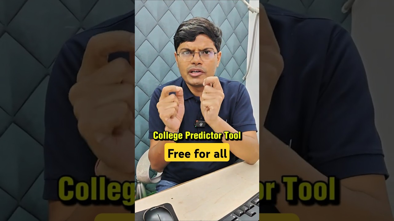 JEE Mains College Predictor Free Tool 🔥| JOSAA Counseling #shorts #esaral #iit #jee #result