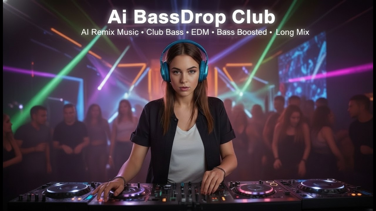AI Remix Music &bull; Club Bass &bull; EDM &bull; Bass Boosted &bull; Long Mix #BassDrop #edm2025 #ClubBass #AIMusic