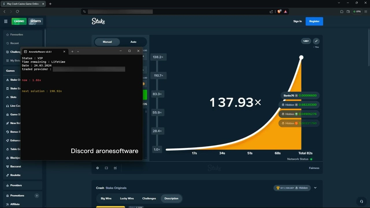 Stake Crash Predictor Script 2024 - Live Working