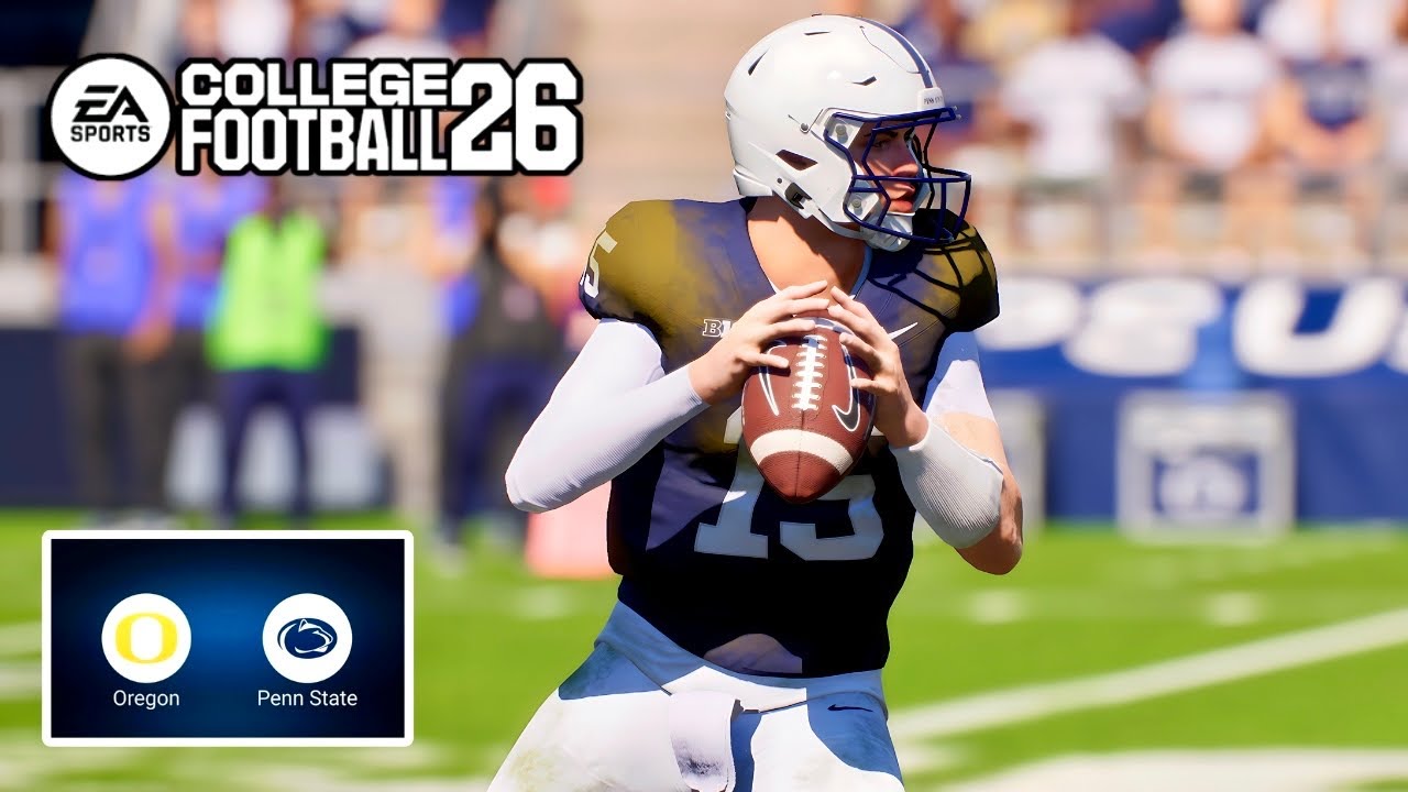 Penn State vs Oregon | College Football 26 Simulation