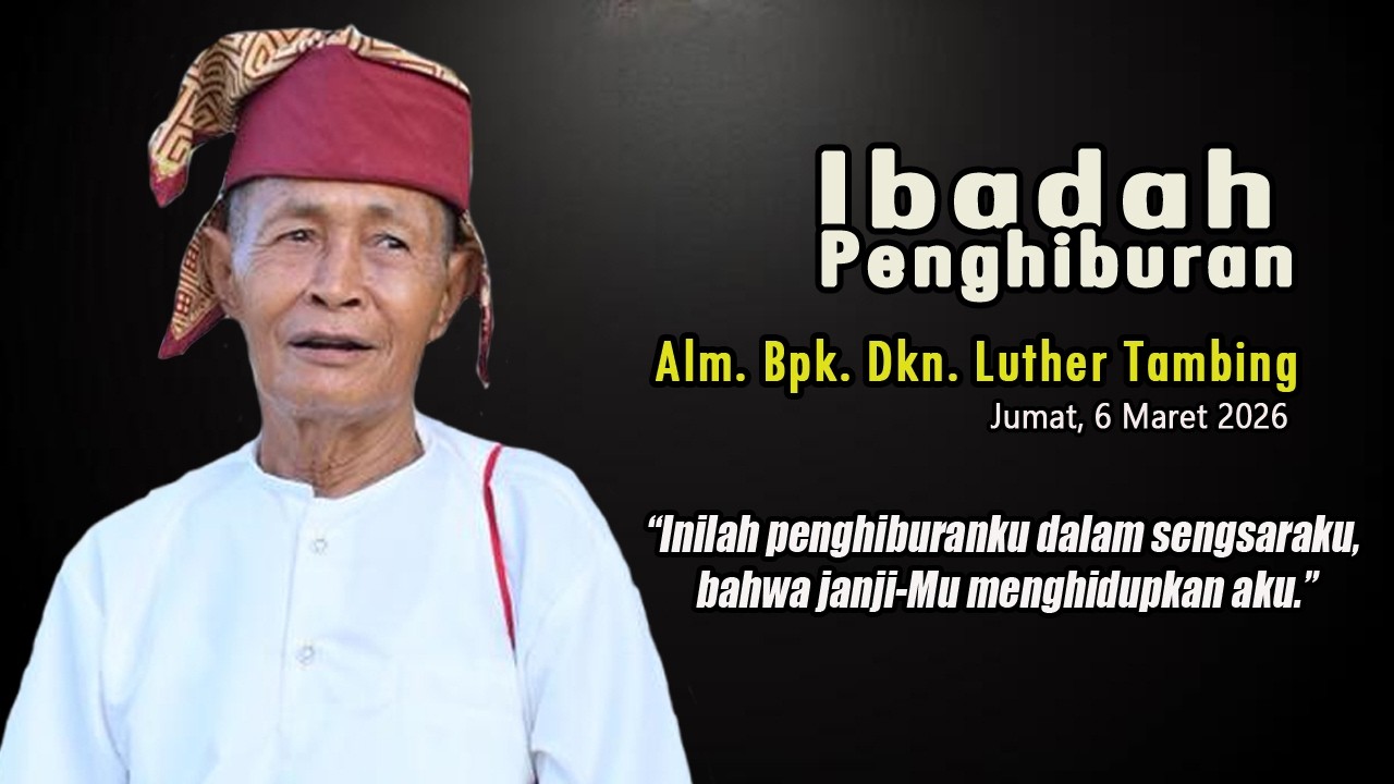 🔴[LIVE]  Ibadah Penghiburan Malam Terakhir Keluarga Alm. Bpk. Dkn. Luther Tambing | 6 Maret 2026