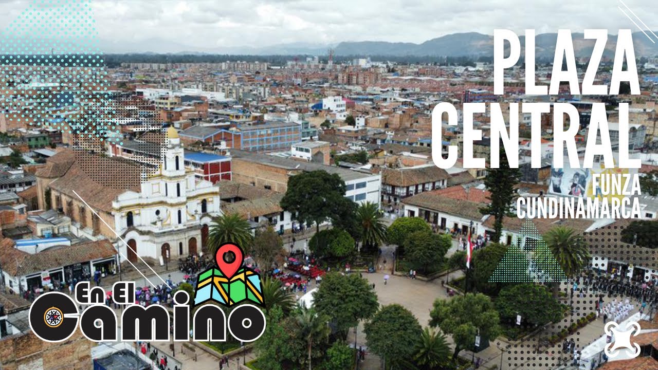 VUELO DE DRONE - PLAZA CENTRAL FUNZA CUNDINAMARCA