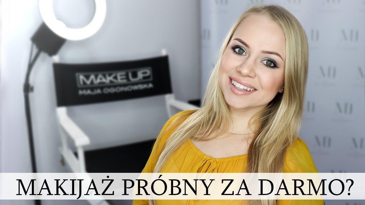 Makijaż pr&oacute;bny za darmo (tańszy)? / SZKOŁA MAKIJAŻU Maja Ogonowska